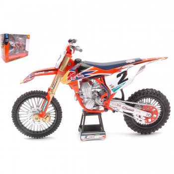 Machetă moto NEW RAY [1:10] - KTM RED BULL RACING TEAM N.2 COOPER WEBB