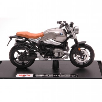 Machetă moto MAISTO [1:18] - BMW R NINE T SCRAMBLER SILVER