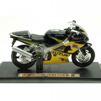 Machetă moto MAISTO [1:18] - Suzuki GSX-R 600 2001 - Black/Yellow