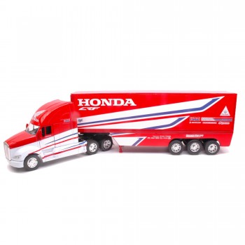 Machetă moto NEW RAY [1:32] - KENWORTH T700 Honda FACTORY RACING TEAM