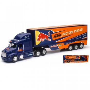 Machetă moto NEW RAY [1:32] - KTM RED BULL FACTORY RACING TEAM TRUCK