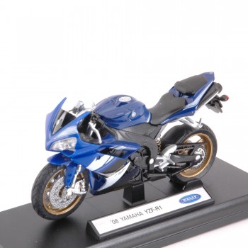 Machetă moto WELLY [1:18] - Yamaha YZF-R1 2008 BLUE