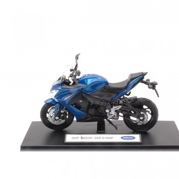 Machetă moto WELLY [1:18] - Suzuki GSX-S1000F 2017