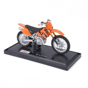 Machetă moto MAISTO [1:18] - KTM 525 SX, portocaliu