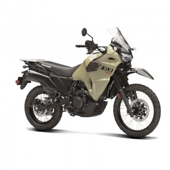 Machetă moto MAISTO [1:18] - KAWASAKI KLR 650 2021, maro deschis