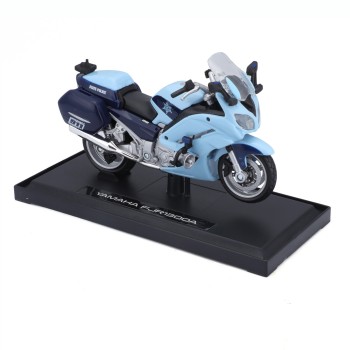 Machetă moto MAISTO [1:18] - YAMAHA FJR 1300A - POLICE USA, bleu