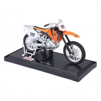 Machetă moto MAISTO [1:18] - KTM 520 SX #111, portocaliu
