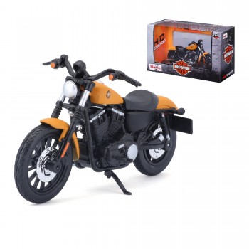 Machetă moto MAISTO [1:18] - Harley-Davidson Sportster IRON 883 2014, yellow/black