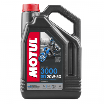Ulei motor Motul 3000 20W50 - 4L Ulei motor Motul 3000 20W50 - 4L