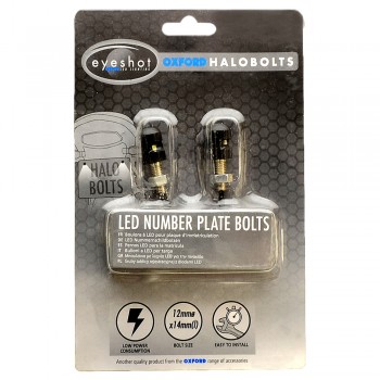 Lampă LED pentru număr de înmatriculare - OXFORD Halo Bolts Lampă LED pentru număr de înmatriculare - OXFORD Halo Bolts