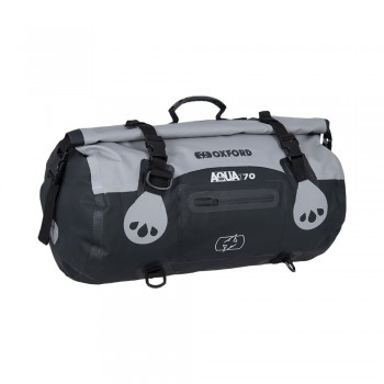 Geantă moto pentru bagaje - OXFORD AQUA T-70 ROLL BAG - BLACK/GREY Geantă moto pentru bagaje - OXFORD AQUA T-70 ROLL BAG - BLACK/GREY