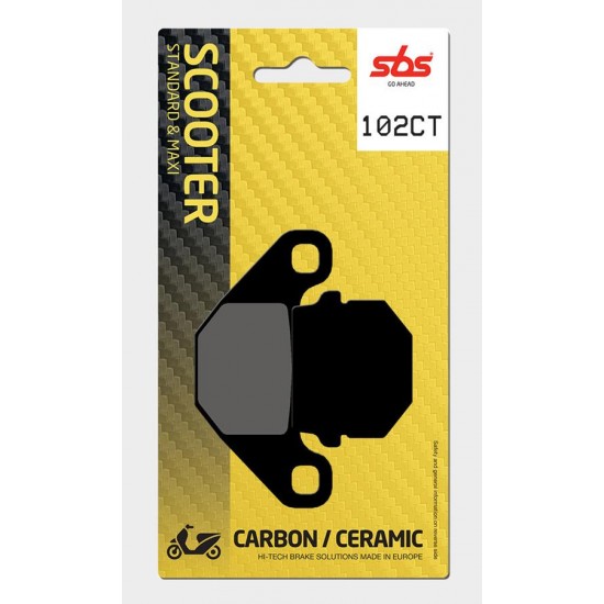 SBS - Plăcuțe frână 102CT Maxi Carbon