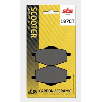SBS - Plăcuțe frână 107CT Maxi Carbon
