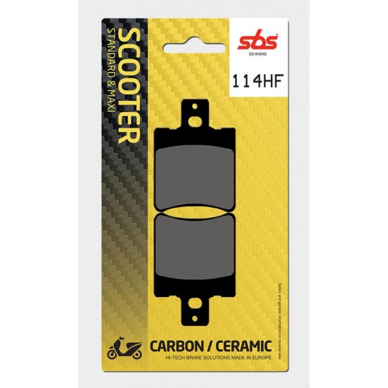 SBS - Plăcuțe frână 114HF = 667HF Ceramic