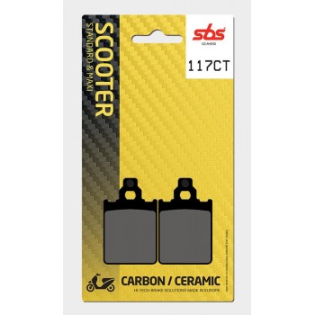 SBS - Plăcuțe frână 117CT Maxi Carbon
