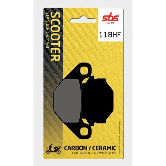 SBS - Plăcuțe frână 118HF Ceramic SBS - Plăcuțe frână 118HF Ceramic