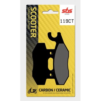 SBS - Plăcuțe frână 119CT Maxi Carbon