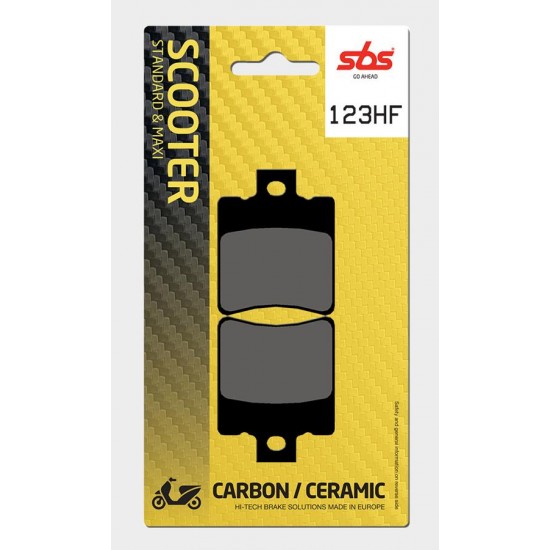 SBS - Plăcuțe frână 123HF = 697HF Ceramic SBS - Plăcuțe frână 123HF = 697HF Ceramic