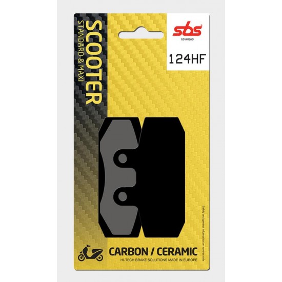 SBS - Plăcuțe frână 124HF Ceramic
