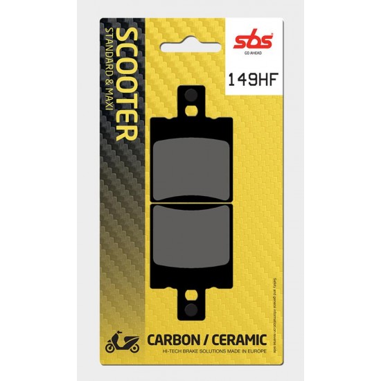 SBS - Plăcuțe frână 149HF = 744HF Ceramic SBS - Plăcuțe frână 149HF = 744HF Ceramic