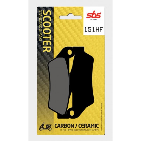 SBS - Plăcuțe frână 151HF = 671HF Ceramic