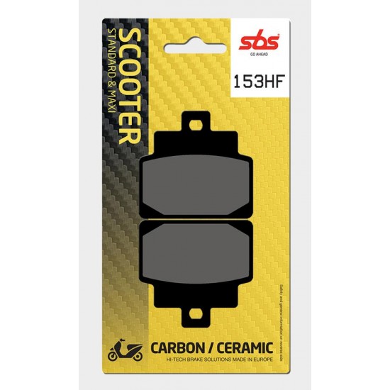 SBS - Plăcuțe frână 153HF = 748HF Ceramic SBS - Plăcuțe frână 153HF = 748HF Ceramic