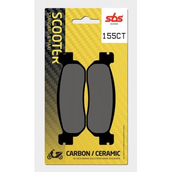 SBS - Plăcuțe frână 155CT Maxi Carbon