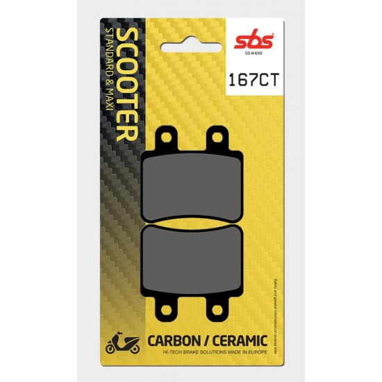 SBS - Plăcuțe frână 167CT Maxi Carbon SBS - Plăcuțe frână 167CT Maxi Carbon