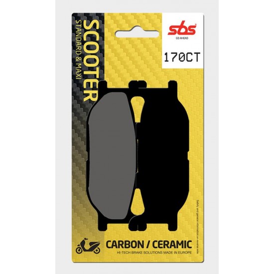 SBS - Plăcuțe frână 170CT Maxi Carbon SBS - Plăcuțe frână 170CT Maxi Carbon
