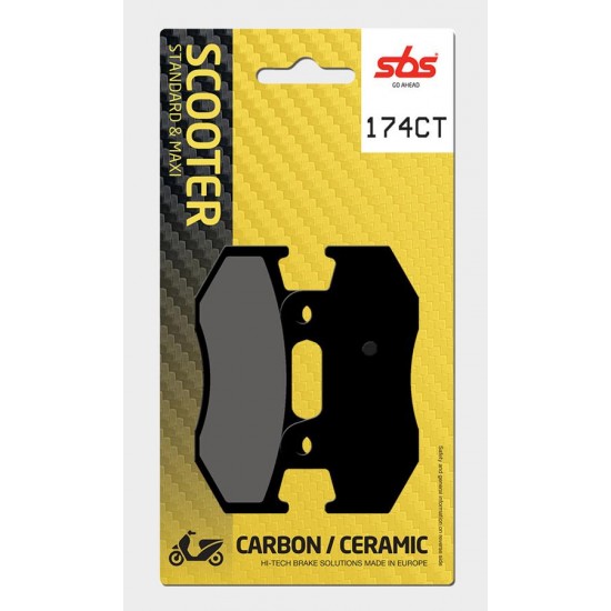 SBS - Plăcuțe frână 174CT Maxi Carbon