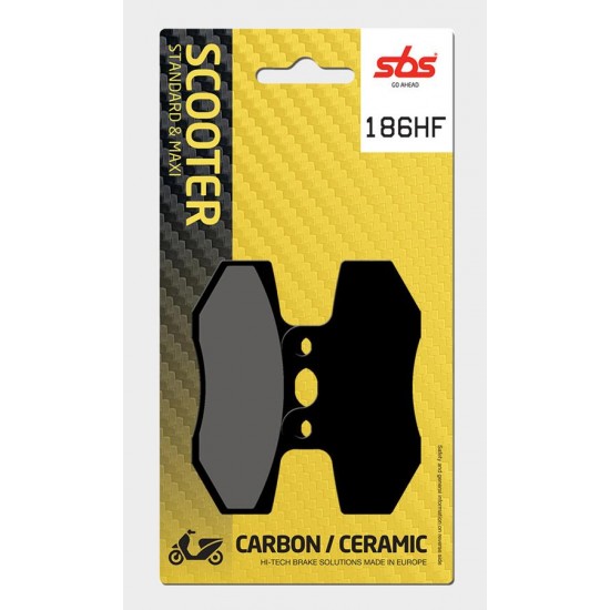 SBS - Plăcuțe frână 186HF = 817HF Ceramic