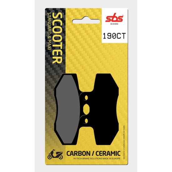 SBS - Plăcuțe frână 190CT Maxi Carbon SBS - Plăcuțe frână 190CT Maxi Carbon