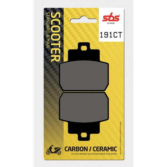 SBS - Plăcuțe frână 191CT Maxi Carbon SBS - Plăcuțe frână 191CT Maxi Carbon