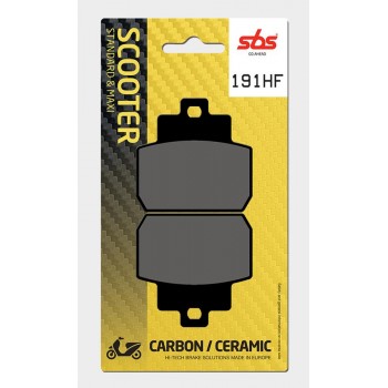 SBS - Plăcuțe frână 191HF = 831LF Ceramic