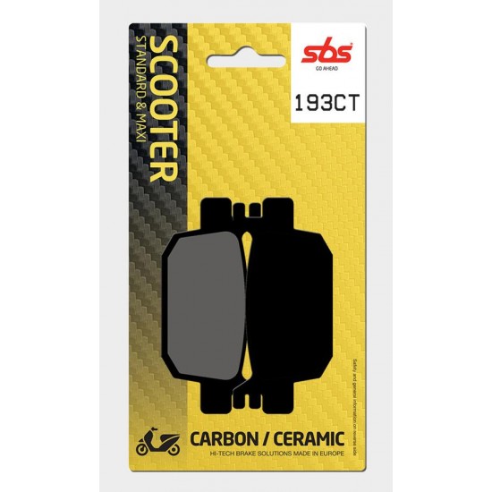 SBS - Plăcuțe frână 193CT Maxi Carbon