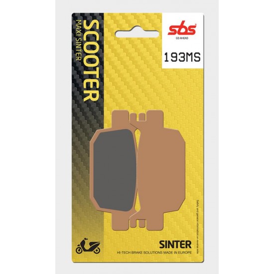 SBS - Plăcuțe frână 193MS Maxi Sinter