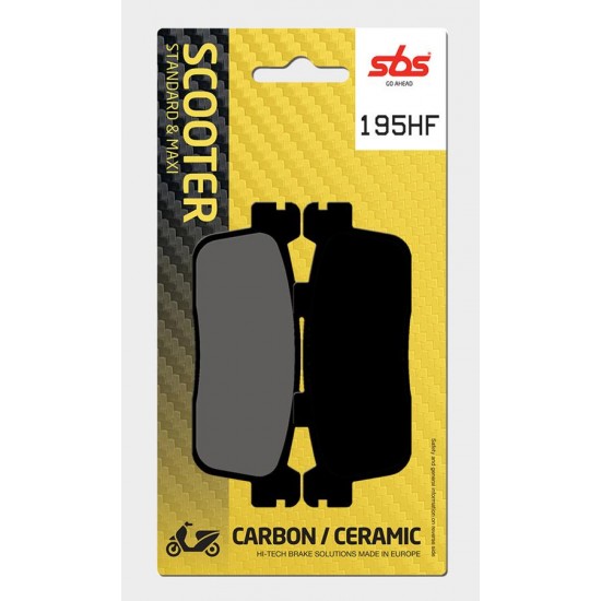 SBS - Plăcuțe frână 195HF Ceramic SBS - Plăcuțe frână 195HF Ceramic