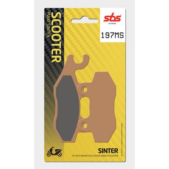 SBS - Plăcuțe frână 197MS Maxi Sinter SBS - Plăcuțe frână 197MS Maxi Sinter