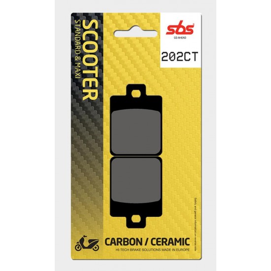 SBS - Plăcuțe frână 202CT Maxi Carbon SBS - Plăcuțe frână 202CT Maxi Carbon