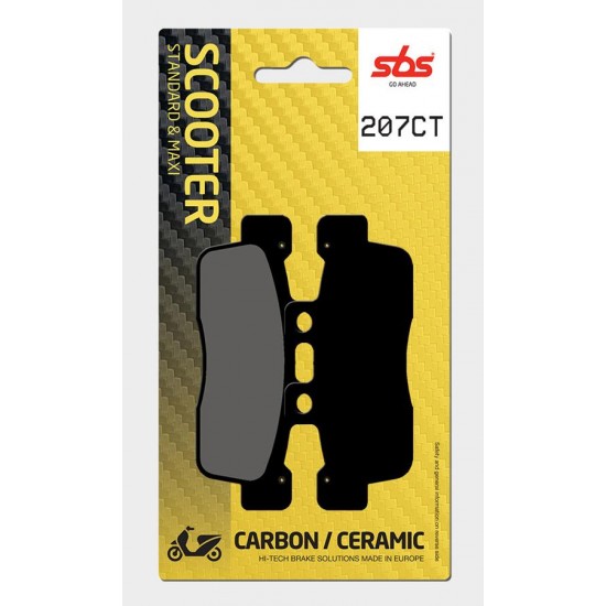 SBS - Plăcuțe frână 207CT Maxi Carbon SBS - Plăcuțe frână 207CT Maxi Carbon