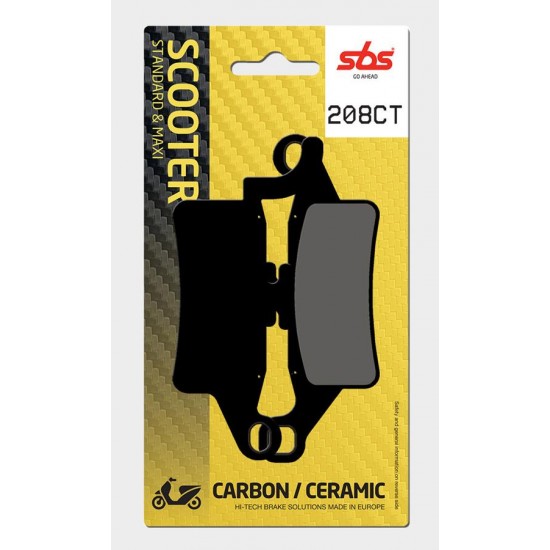 SBS - Plăcuțe frână 208CT Maxi Carbon SBS - Plăcuțe frână 208CT Maxi Carbon