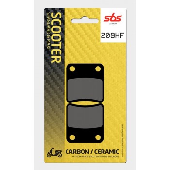 SBS - Plăcuțe frână 209HF Ceramic