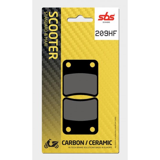 SBS - Plăcuțe frână 209HF Ceramic