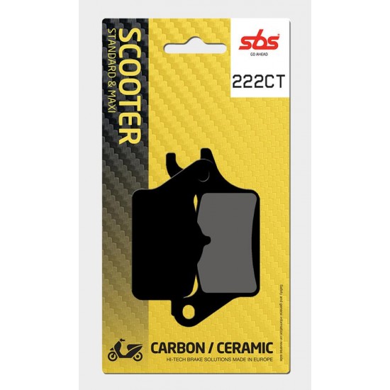 SBS - Plăcuțe frână 222CT Maxi Carbon