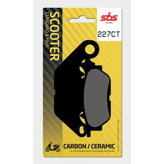 SBS - Plăcuțe frână 227CT Maxi Carbon SBS - Plăcuțe frână 227CT Maxi Carbon
