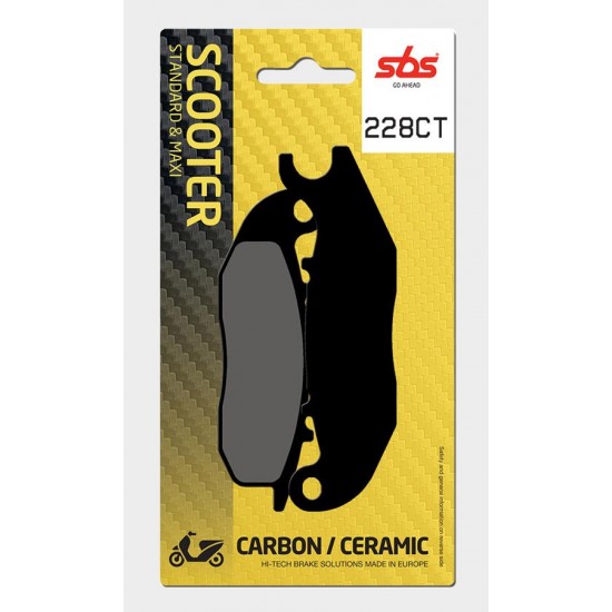 SBS - Plăcuțe frână 228CT Maxi Carbon SBS - Plăcuțe frână 228CT Maxi Carbon