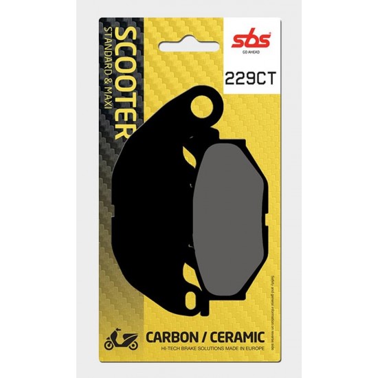 SBS - Plăcuțe frână 229CT Maxi Carbon SBS - Plăcuțe frână 229CT Maxi Carbon