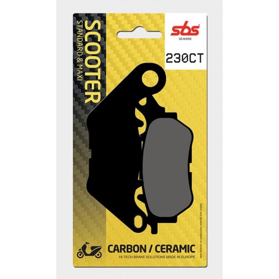 SBS - Plăcuțe frână 230CT Maxi Carbon SBS - Plăcuțe frână 230CT Maxi Carbon
