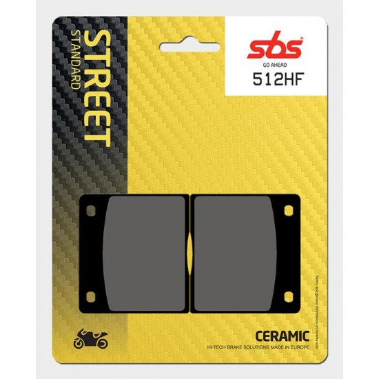 SBS - Plăcuțe frână 512HF Ceramic SBS - Plăcuțe frână 512HF Ceramic