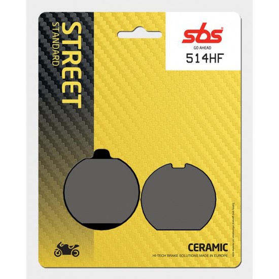 SBS - Plăcuțe frână 514HF Ceramic SBS - Plăcuțe frână 514HF Ceramic